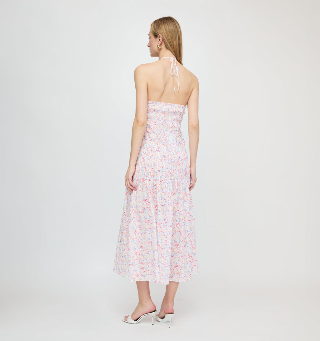 The Lenora Beach Dress in Camo Fish
