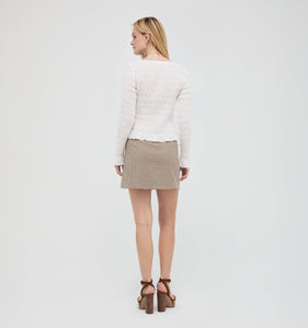 The Lexi Nap Top in Antique White