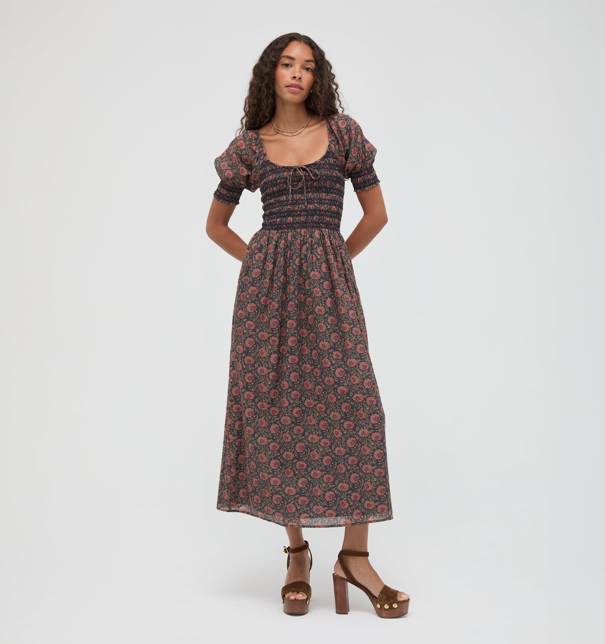The Madeline Nap Dress in Thornfield Tapestry