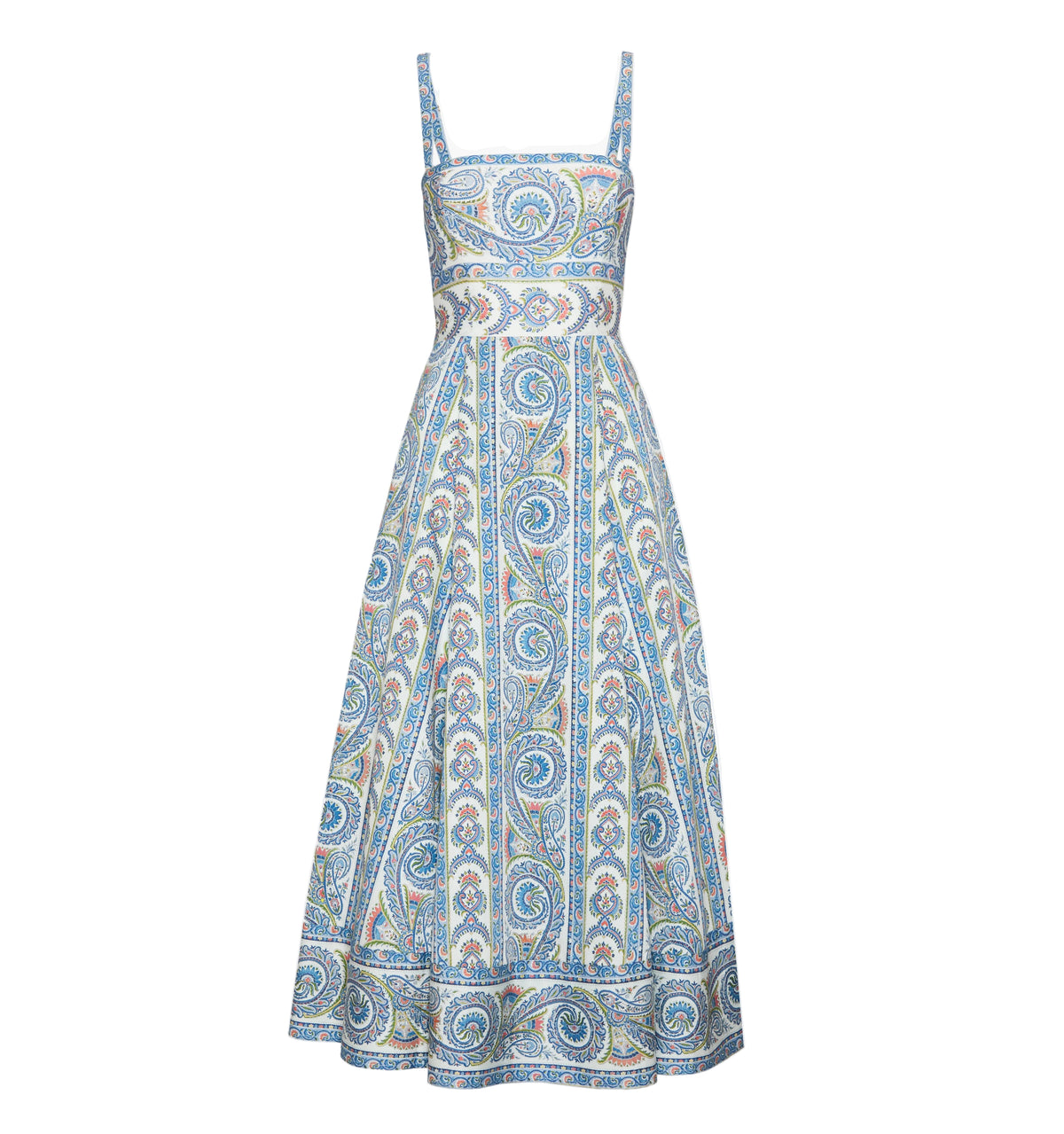 The Margot Dress in Blue Corsica Paisley