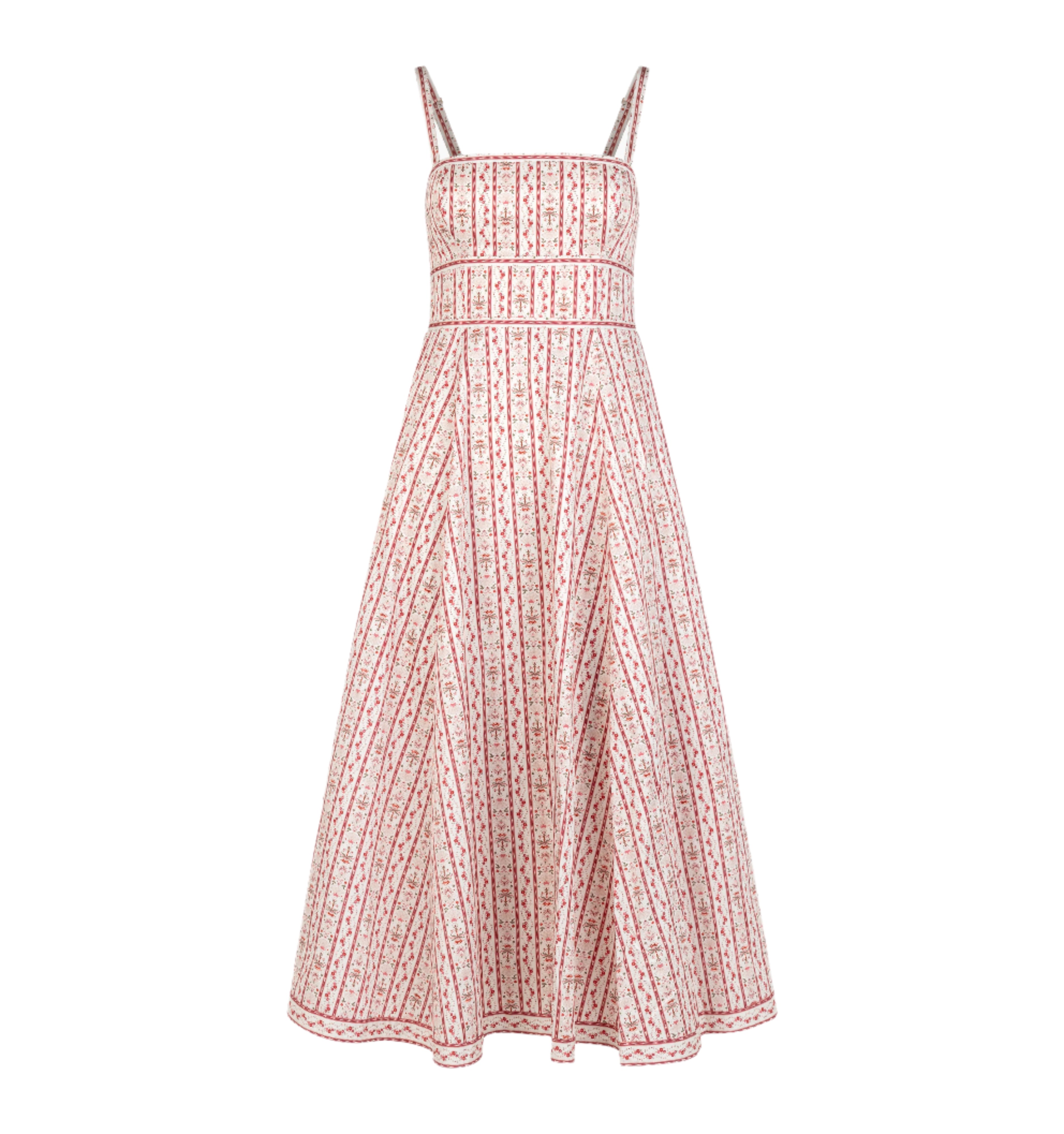 The Margot Dress in Pink Emma Stripe