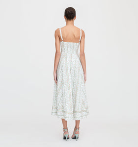 The Margot Dress in Green Provence Floral