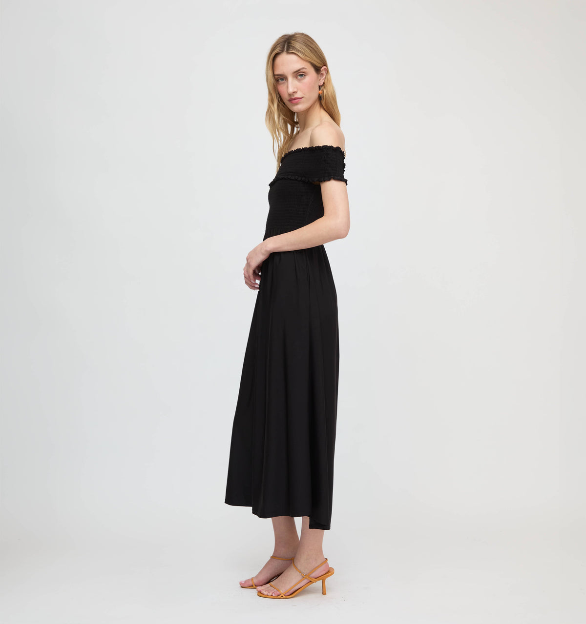The Marguerite Nap Dress in Black
