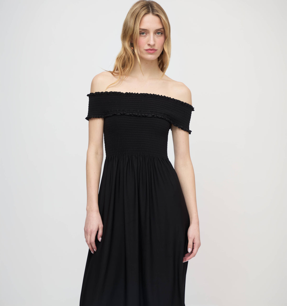 The Marguerite Nap Dress in Black