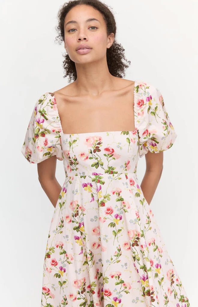 The Matilda Dress in Pink Bluebonnet