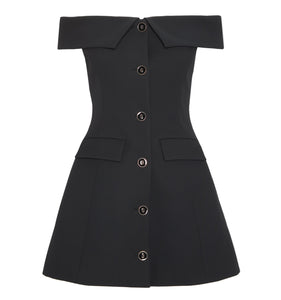 The Mattia Dress in Black
