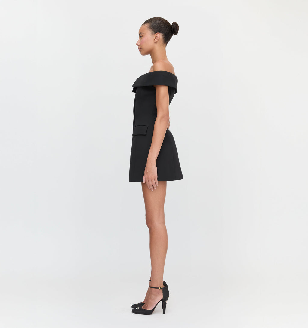 The Mattia Dress in Black