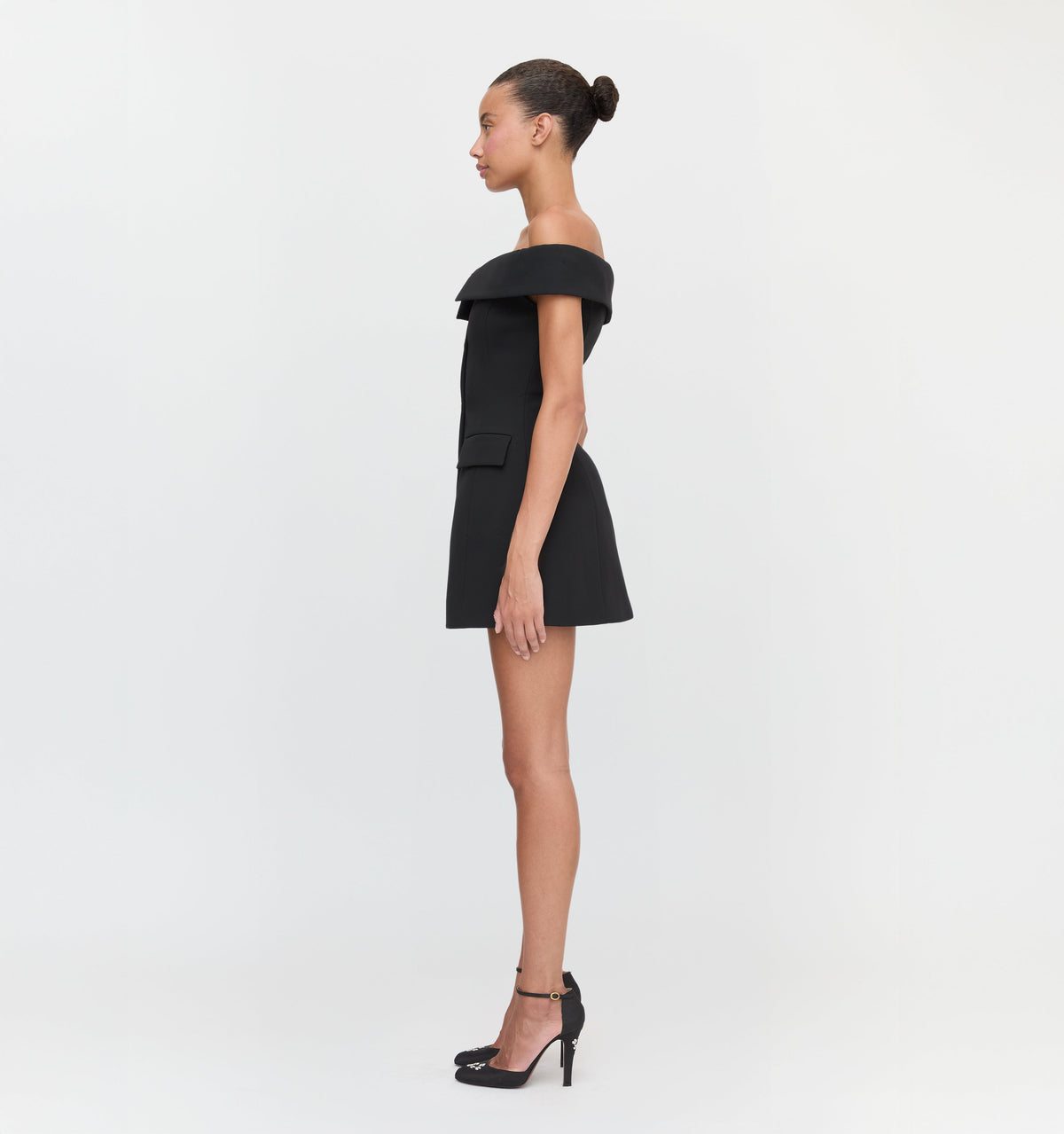 The Mattia Dress in Black