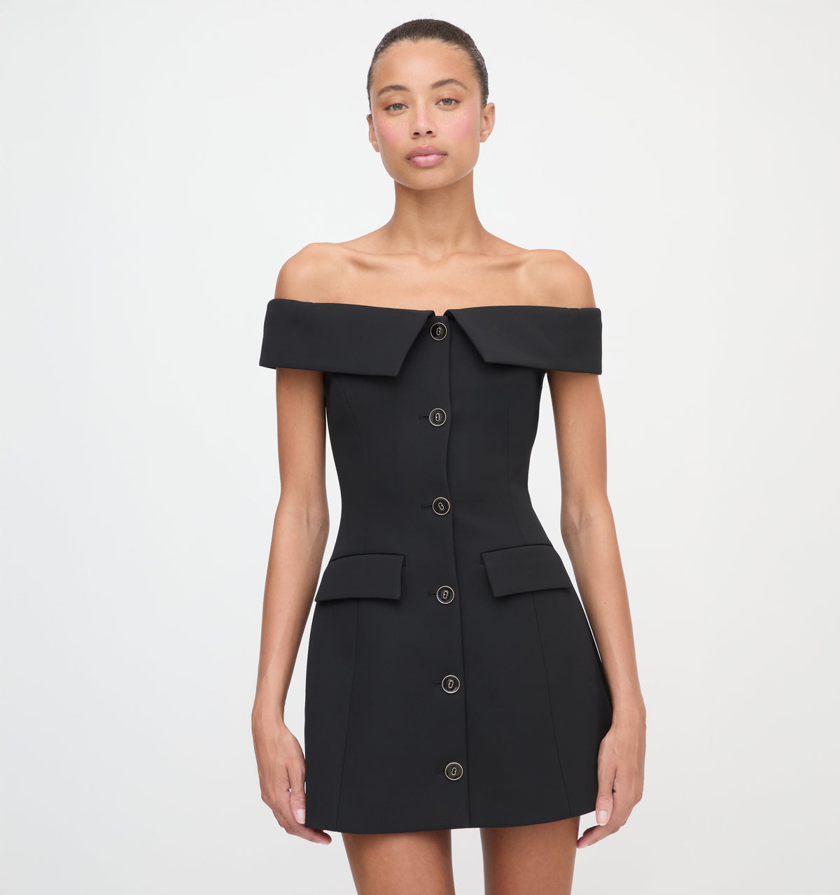 The Mattia Dress in Black