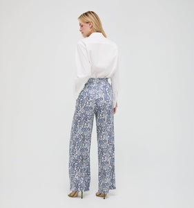 The Maxime Pant in Chedworth Paisley Blue