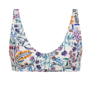 The Mila Bikini Top in Botanical Floral