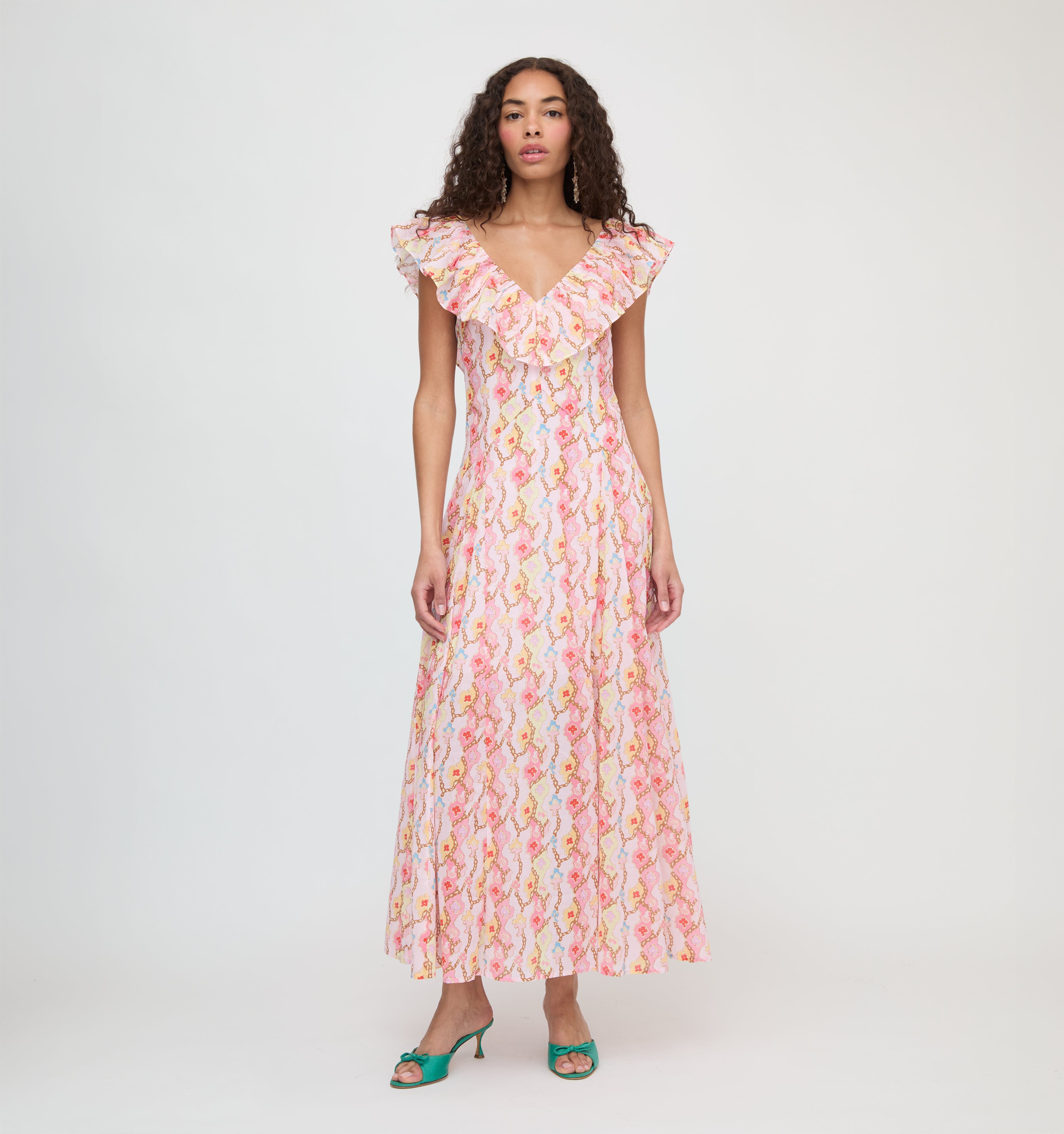 The Milani Dress in Clover Chain