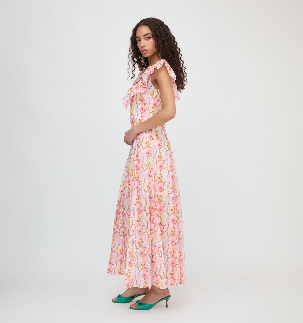 The Milani Dress in Clover Chain
