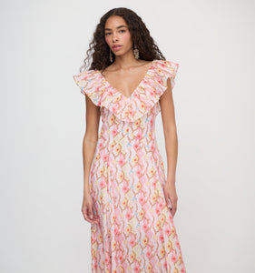 The Milani Dress in Clover Chain