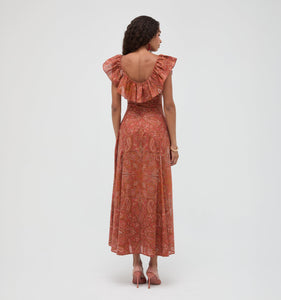 The Milani Dress in Cypress Paisley
