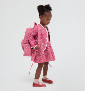 The Tiny Mina Nap Dress in Poppy Half Drop Rose