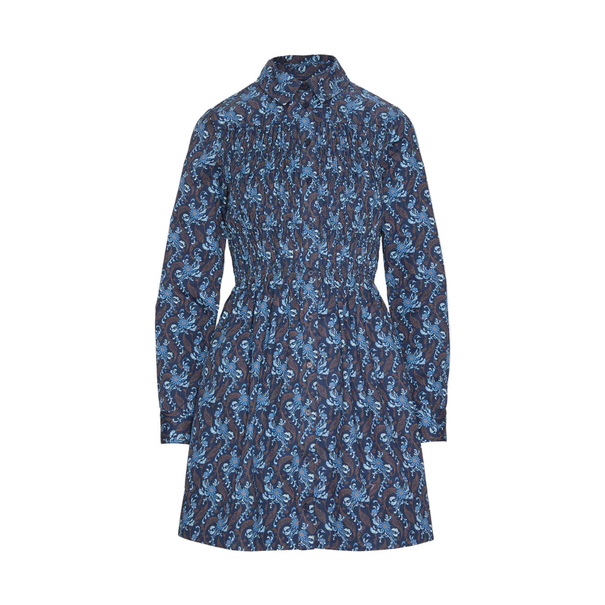 The Mira Dress in Navy Cala Paisley