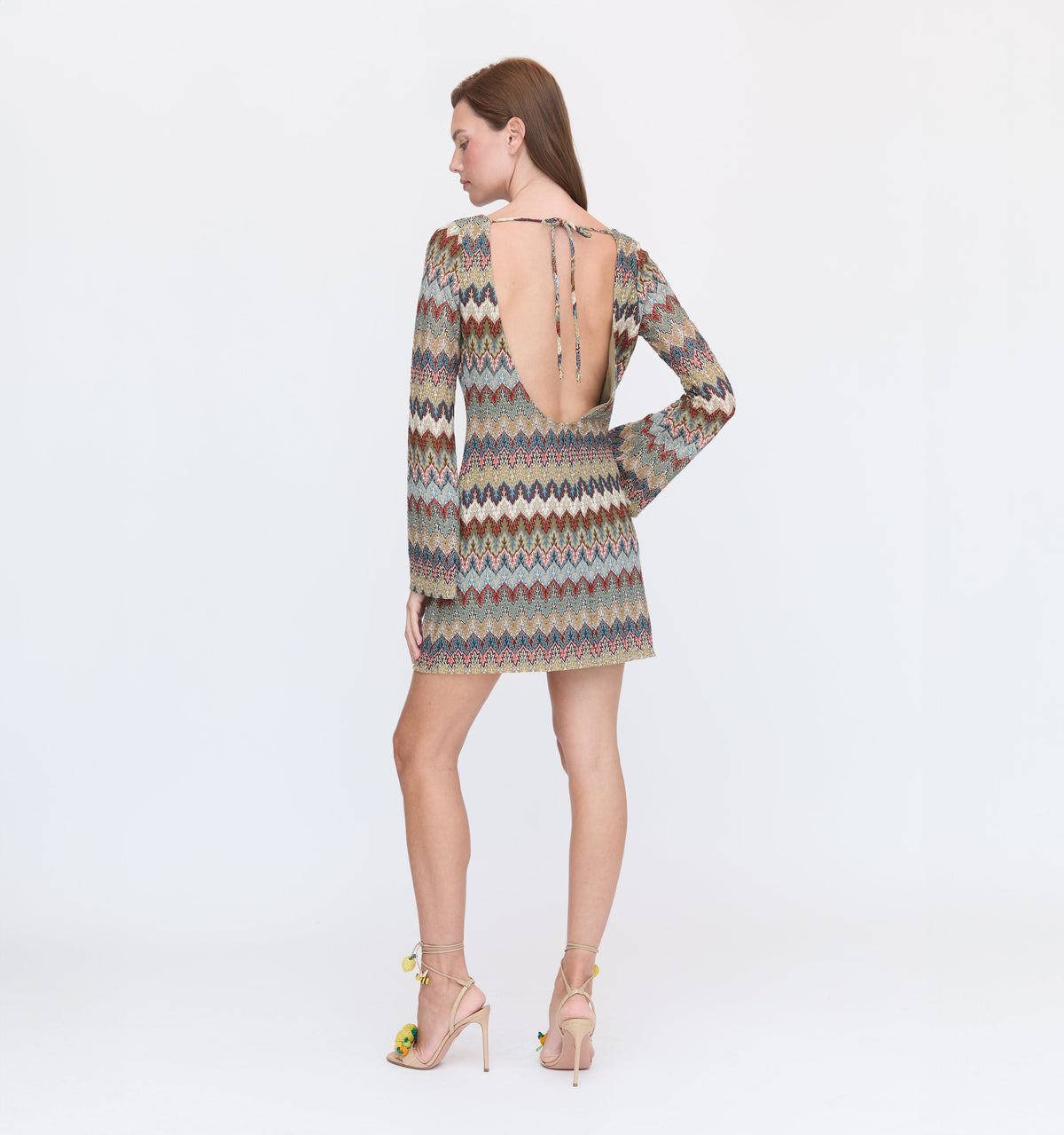 The Nathalie Dress in Golden Hour Knit