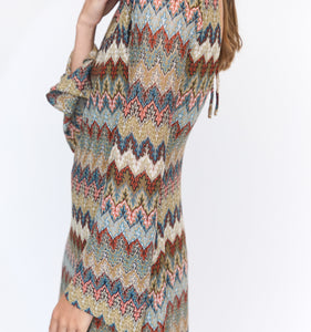 The Nathalie Dress in Golden Hour Knit