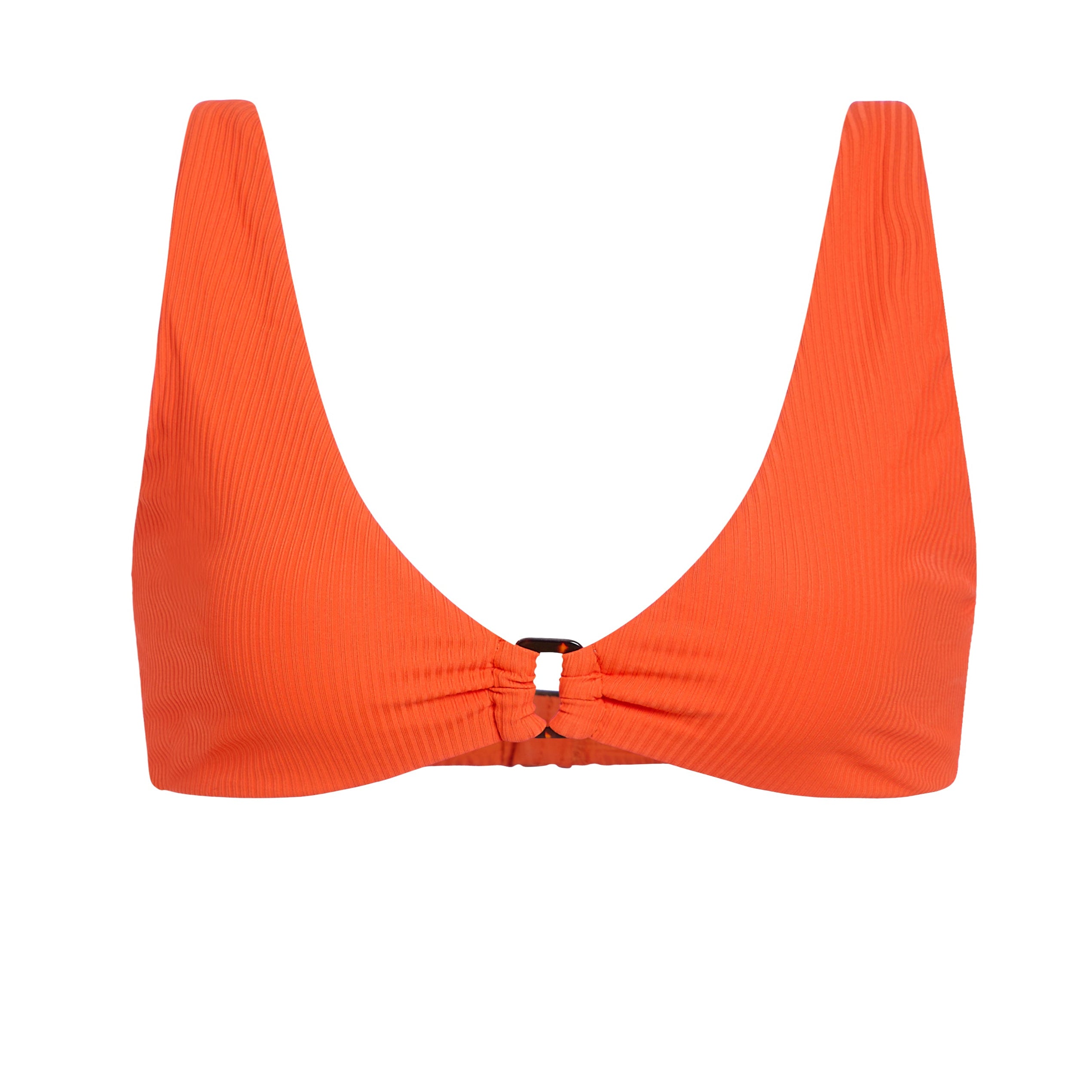 The Nora Bikini Top in Vermillion