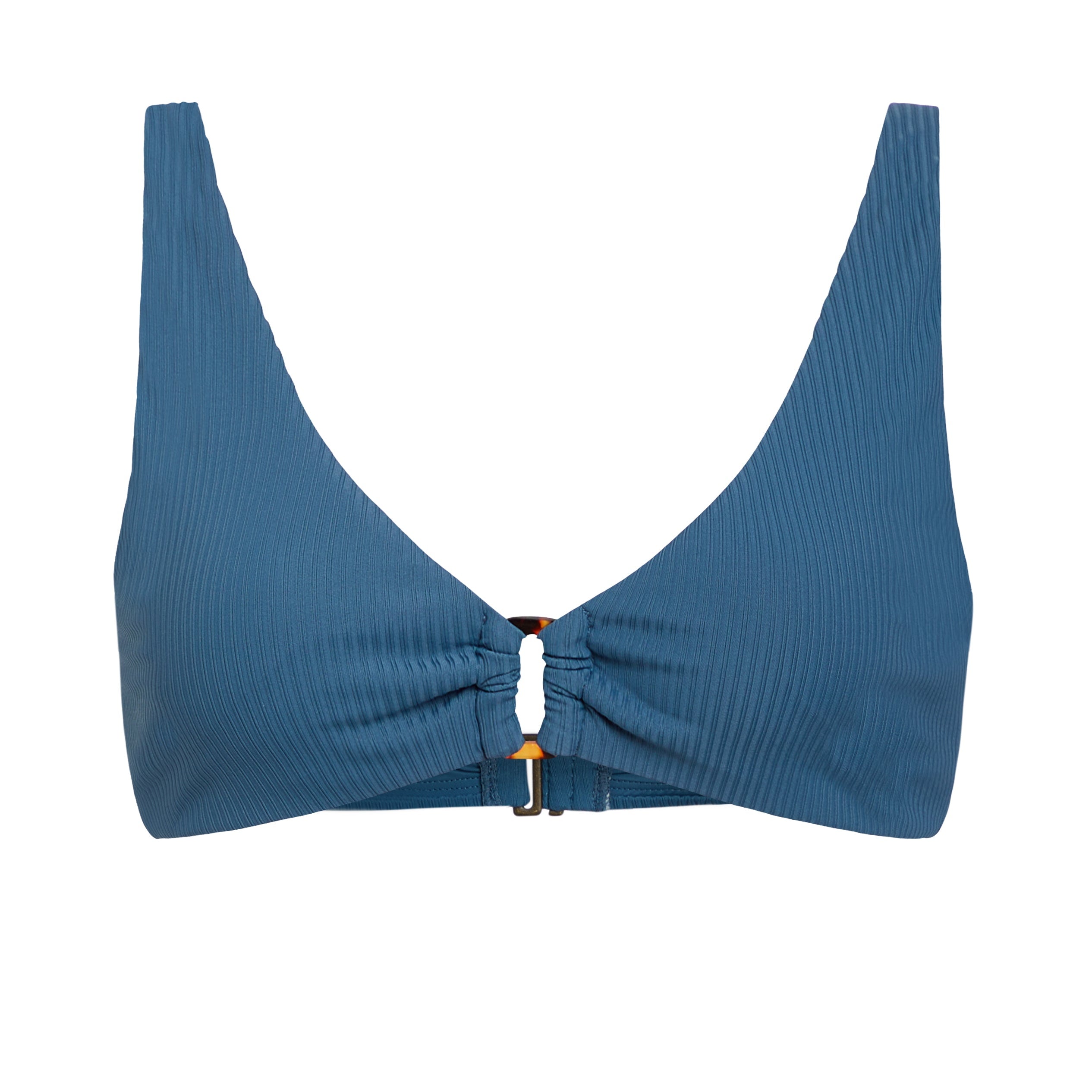 The Nora Bikini Top in Slate