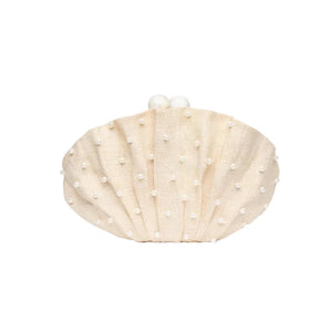 The Origami Scallop Pearl in Sand