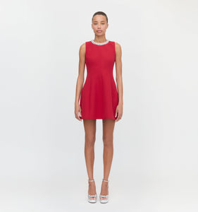 The Parker Dress in Cherry