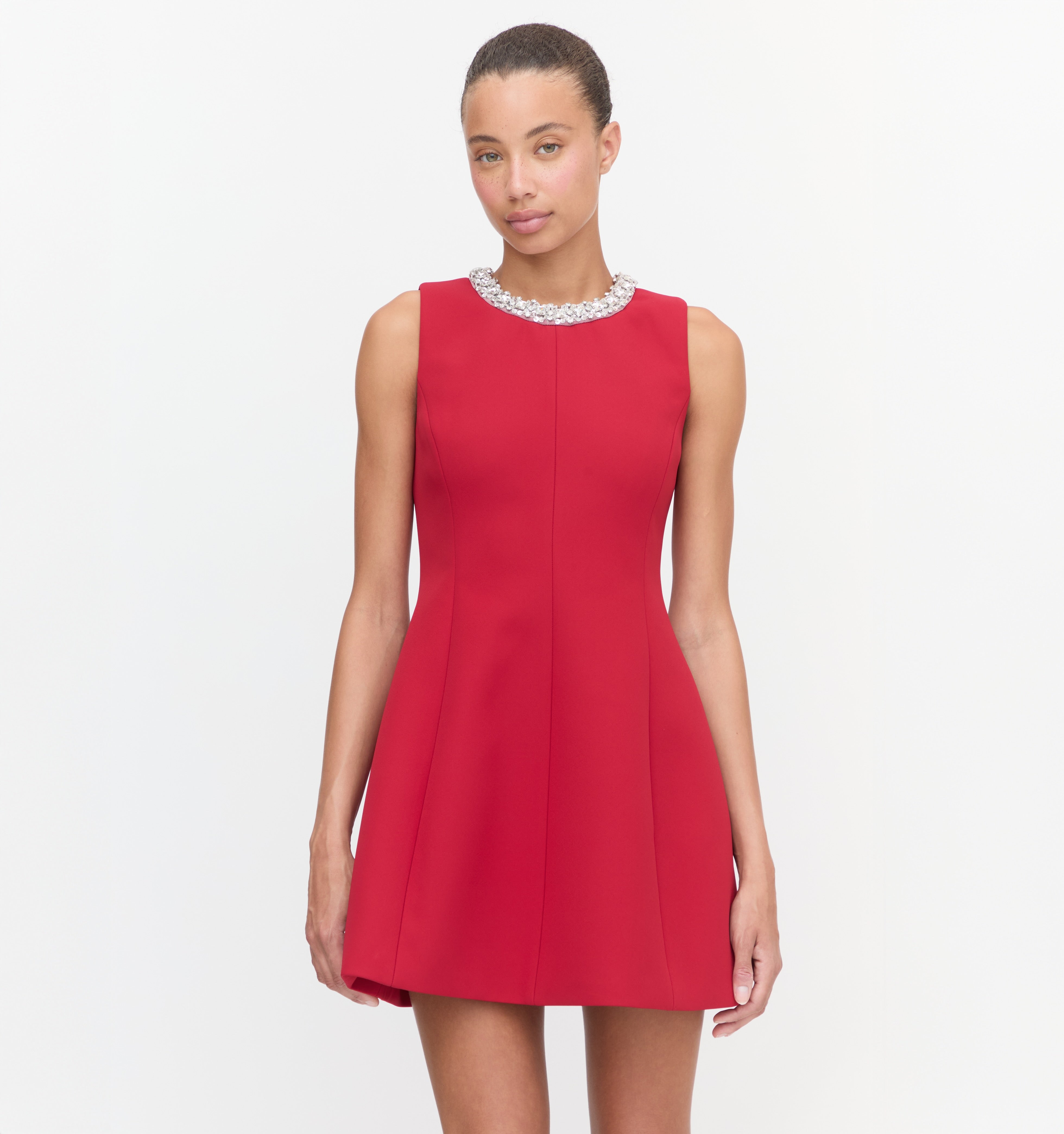 The Parker Dress in Cherry