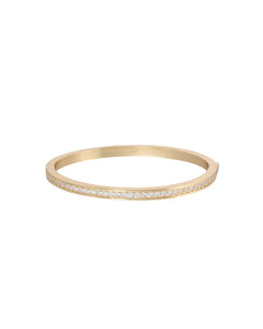The Pavé Stone Hinged Bracelets