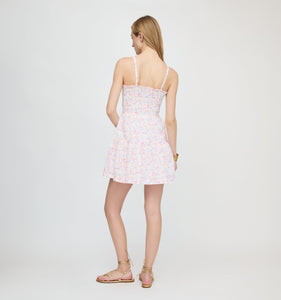The Rebecca Mini Nap Dress in Camo Fish