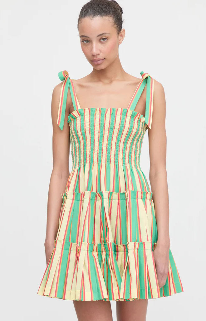 The Ribbon Charlotte Nap Dress in Rockhouse Stripe