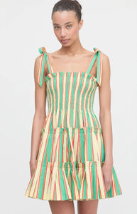 The Ribbon Charlotte Nap Dress in Rockhouse Stripe
