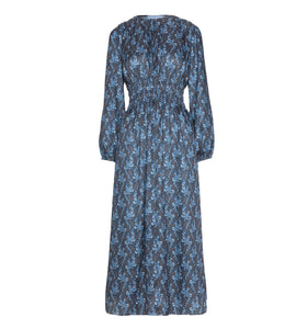 The Rosely Dress in Navy Cala Paisley