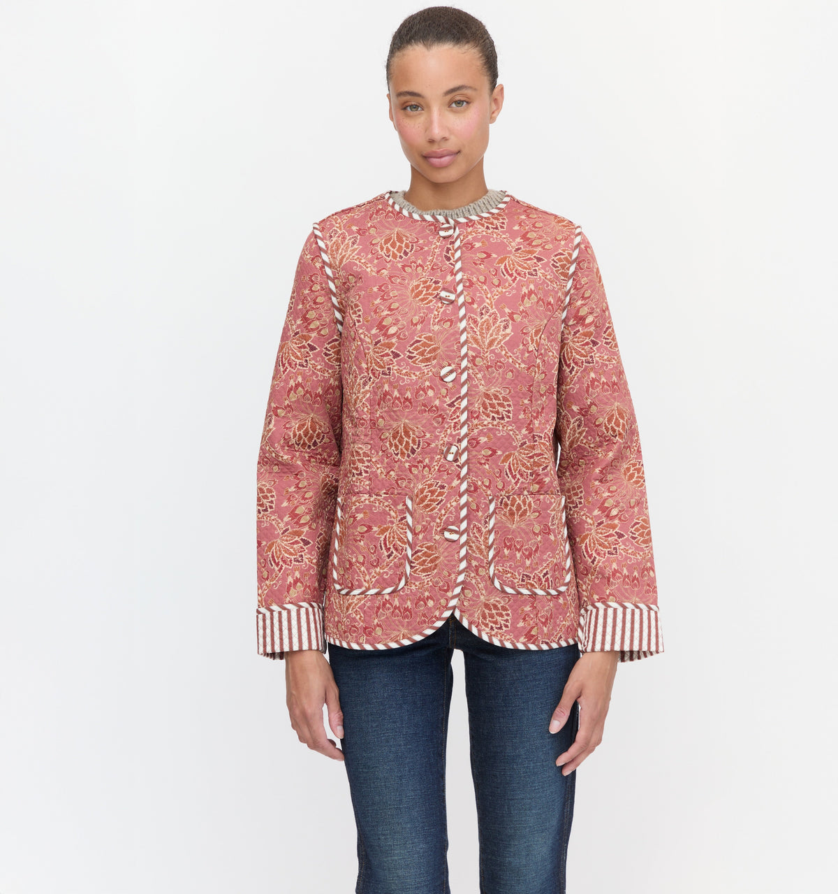 The Rowan Jacket in Autumn Floral