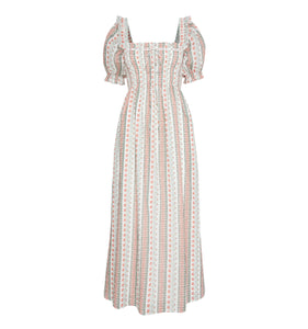 The Scarlett Nap Dress in Cosmos Floral Stripe