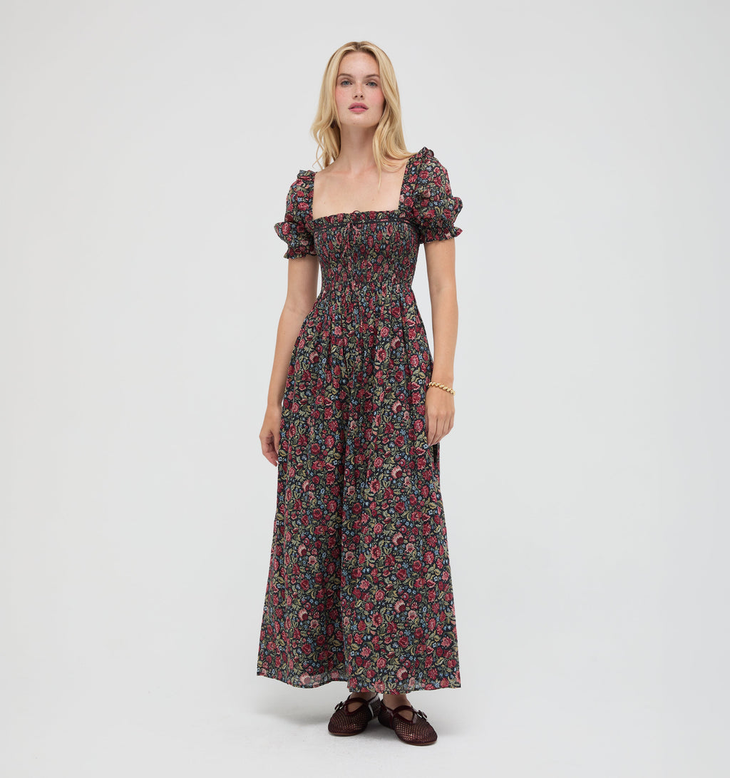 The Scarlett Nap Dress in Jacobean Sprig