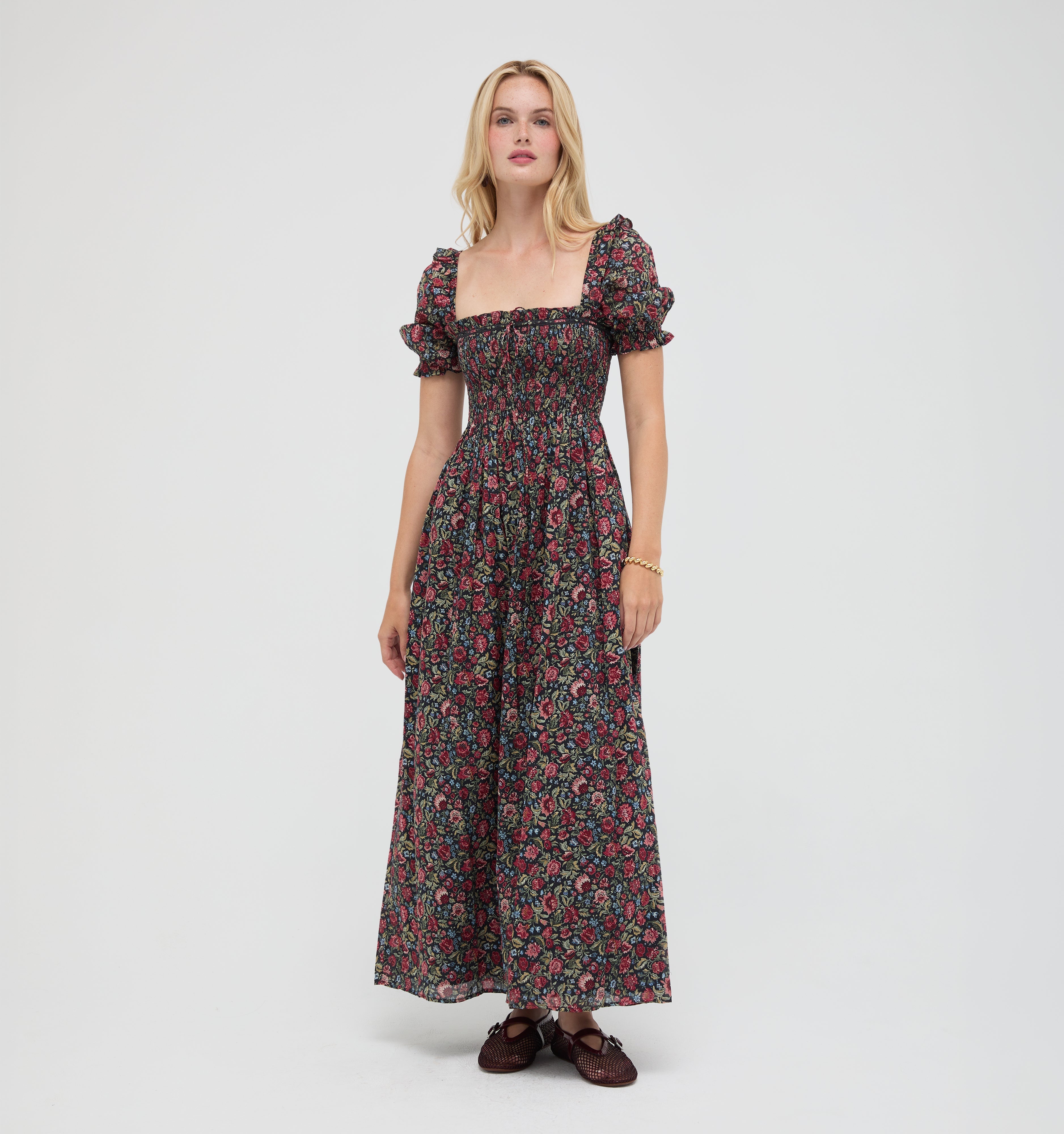 The Scarlett Nap Dress in Jacobean Sprig