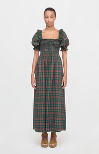 The Scarlett Nap Dress in Chestnut Tartan