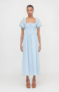 The Scarlett Nap Dress in Pale Blue