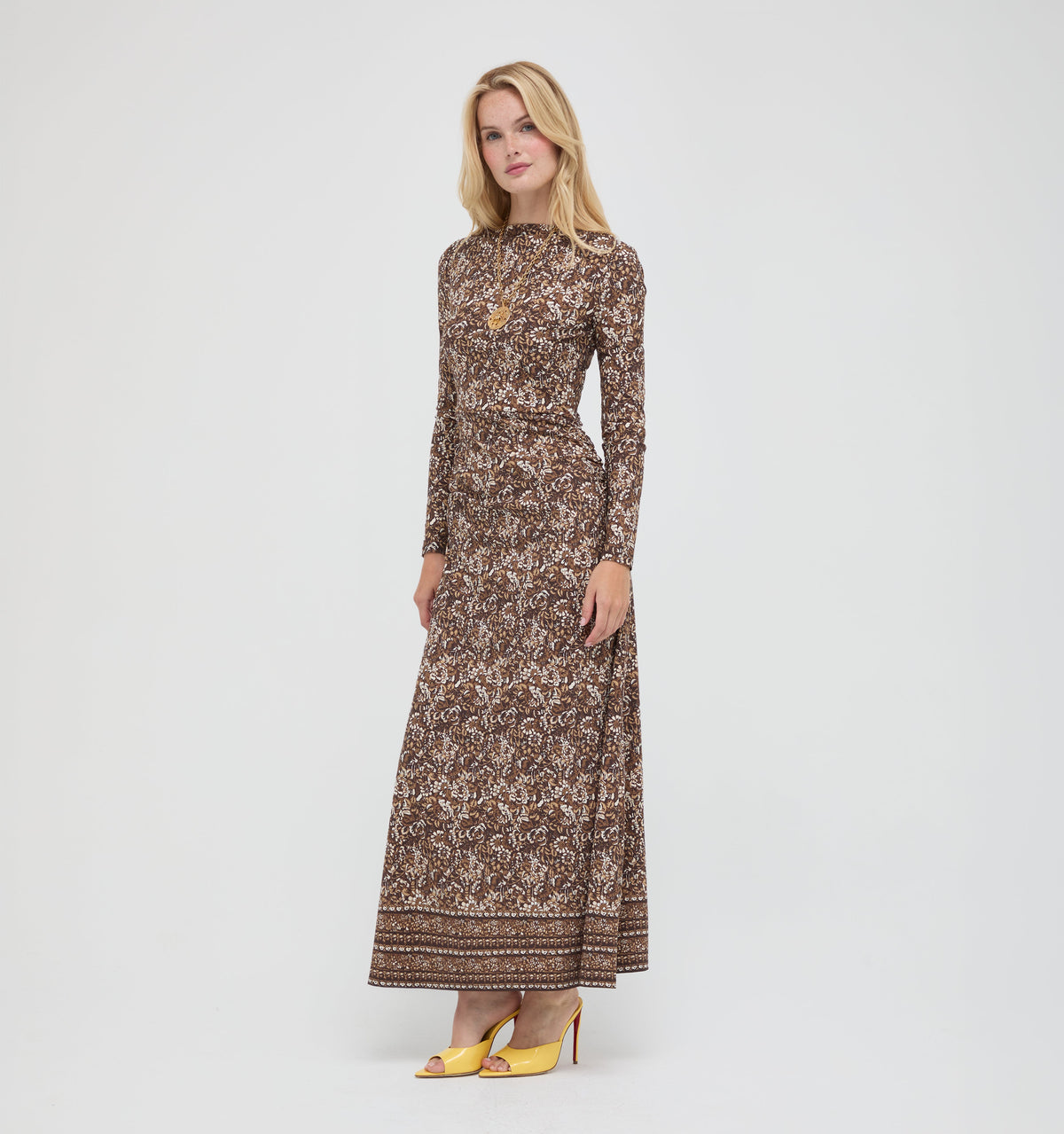 The Selene Dress in Hedgerow Tapestry