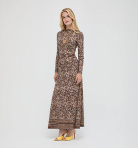 The Selene Dress in Hedgerow Tapestry