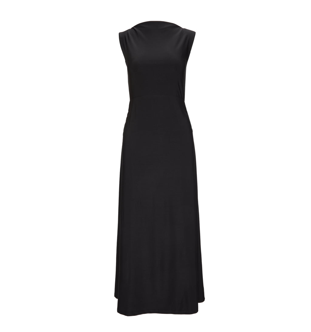 The Sloane Dress in Black Jersey