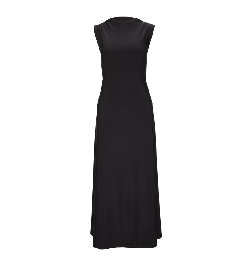 The Sloane Dress in Black Jersey
