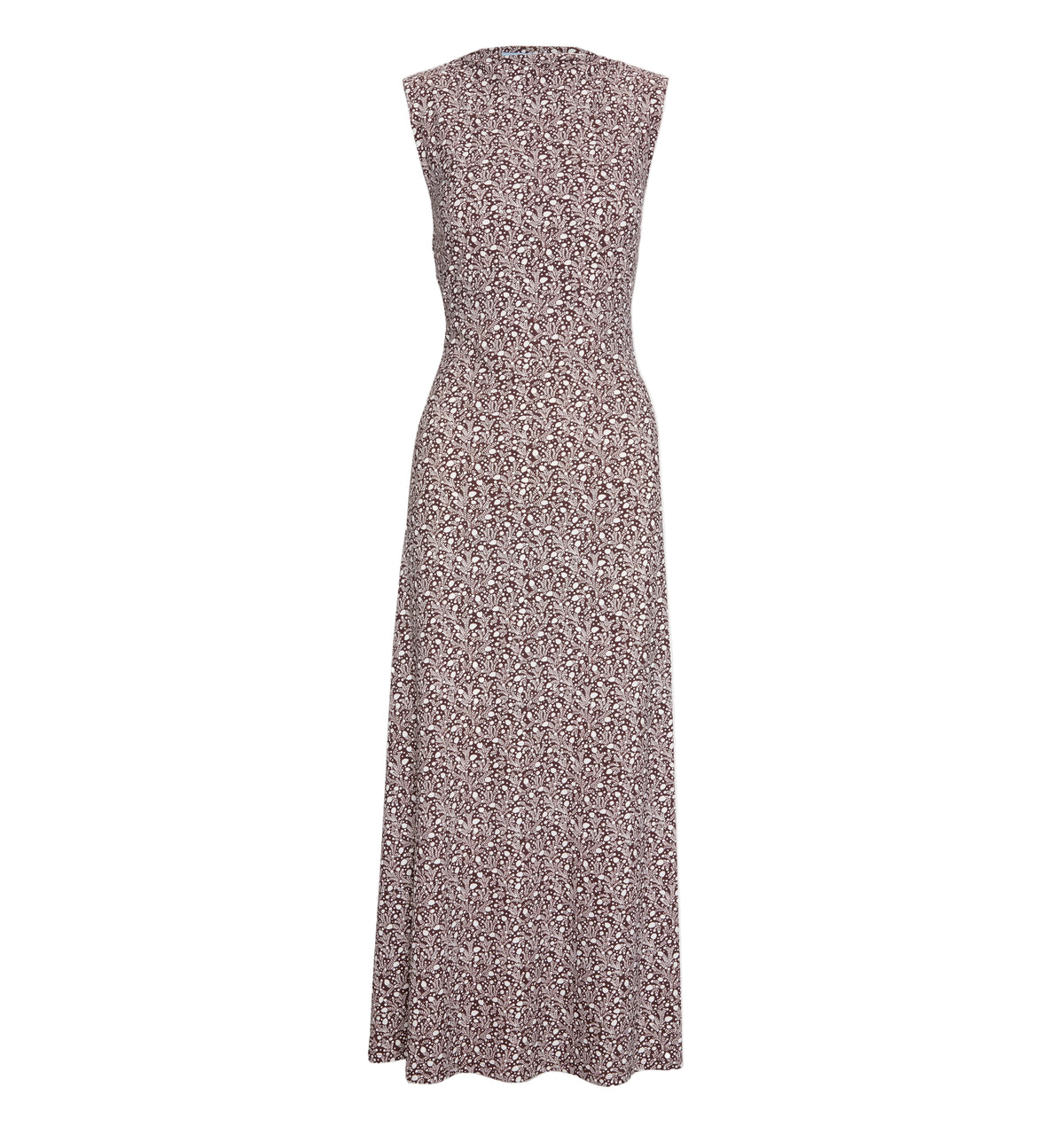 The Sloane Dress in Chocolate Ditsy Thistle