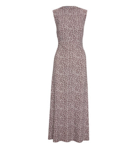 The Sloane Dress in Chocolate Ditsy Thistle