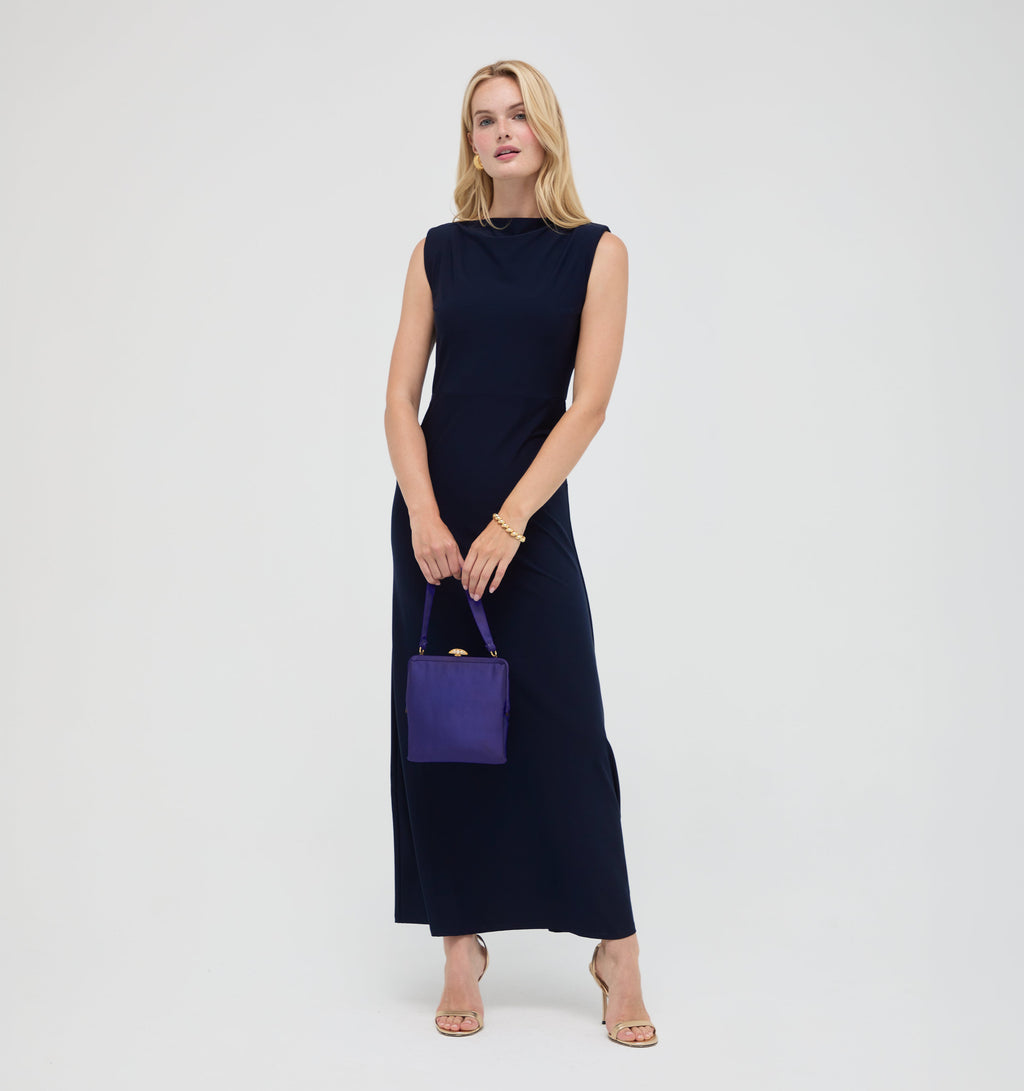 The Sloane Dress in Midnight Navy