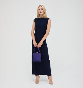 The Sloane Dress in Midnight Navy
