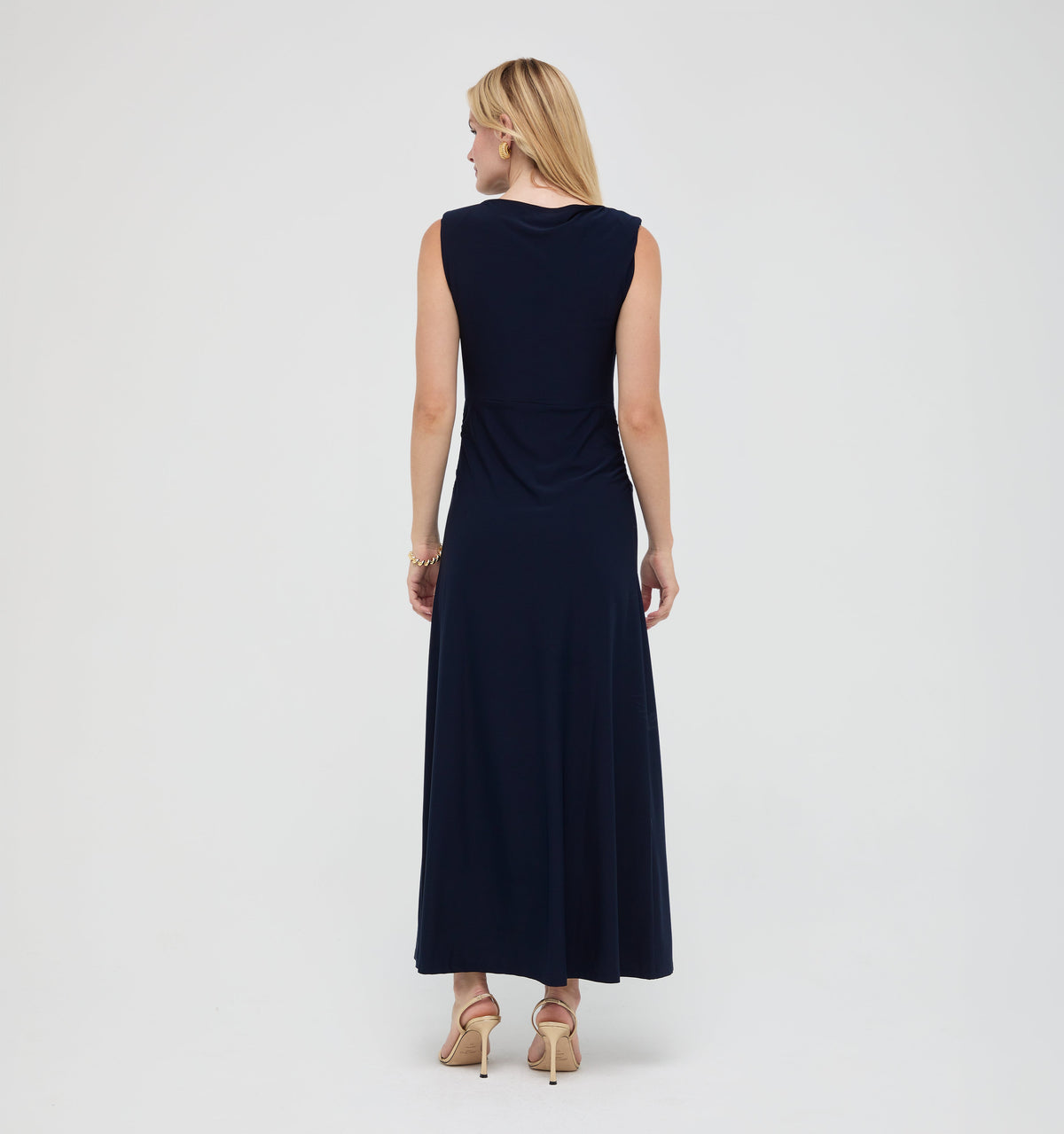 The Sloane Dress in Midnight Navy
