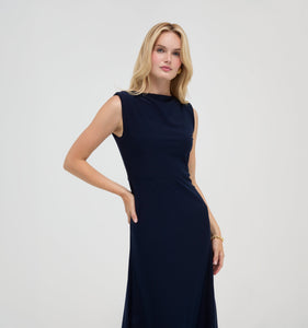 The Sloane Dress in Midnight Navy
