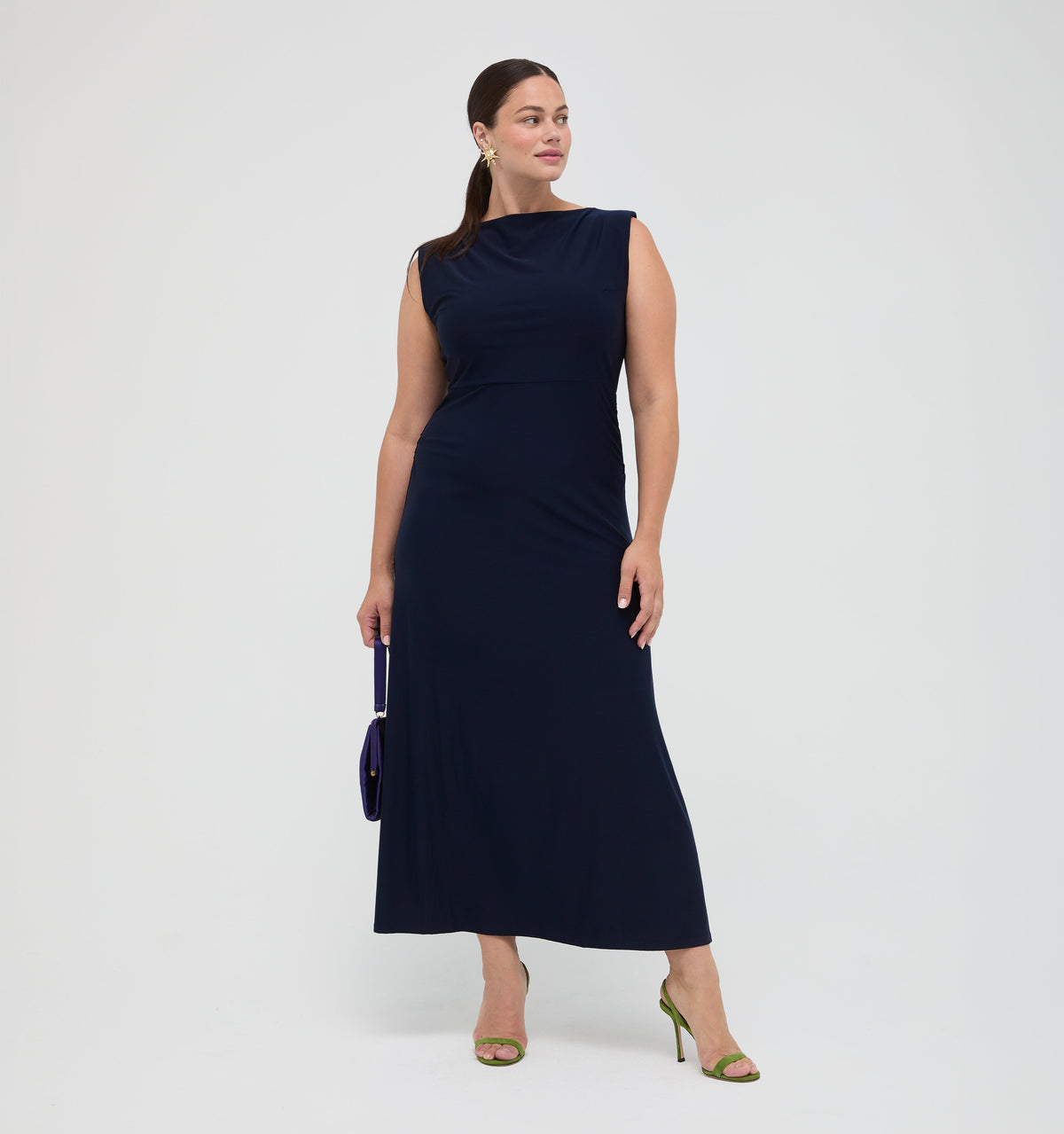 The Sloane Dress in Midnight Navy